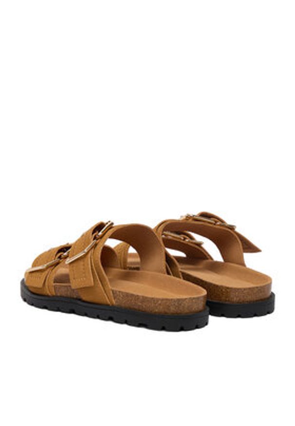 DeeZee Klapki CEO-HSCB25230318-2 Brązowy. Kolor: brązowy. Materiał: materiał