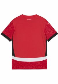Puma - Młodzieżowa koszulka domowa Egipt 2025 PUMA Red Black. Kolor: czerwony, wielokolorowy, czarny