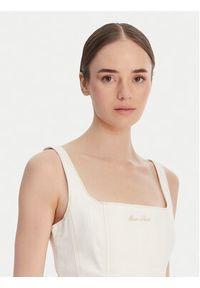 Guess Jeans Sukienka jeansowa W6GK00 D7871 Écru Regular Fit. Materiał: bawełna #5