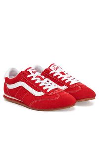 Vans Sneakersy Super Lowpro VN000D83IZQ1 Czerwony. Kolor: czerwony. Materiał: zamsz, skóra #4