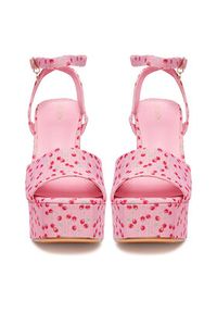 DeeZee Sandały LWWK915-1 Różowy. Kolor: różowy. Materiał: materiał #6