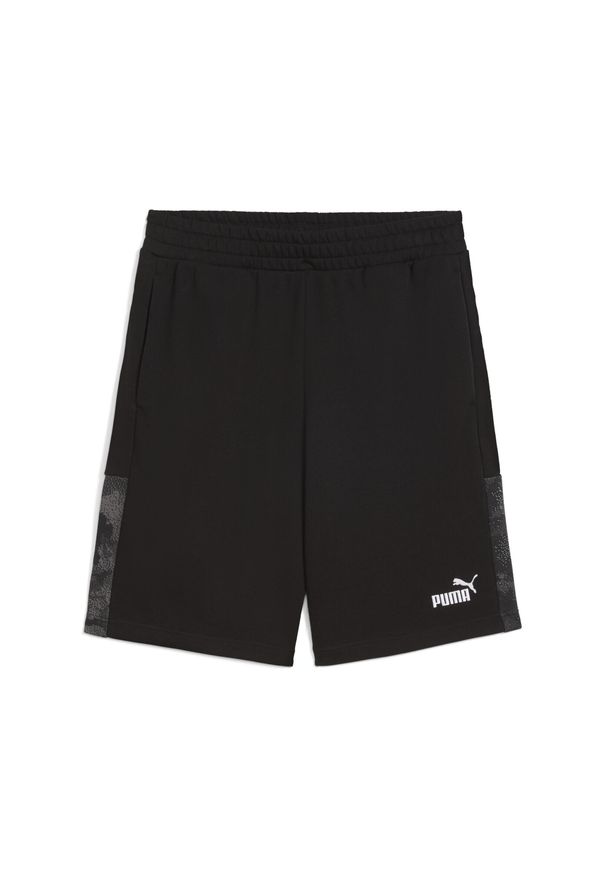 Puma - Męskie szorty Essentials Camo 10'' PUMA Black. Kolor: czarny. Sport: fitness