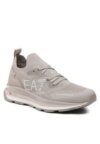 EA7 Emporio Armani Sneakersy X8X113 XK269 S307 Beżowy. Kolor: beżowy. Materiał: materiał