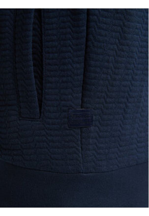 Petrol Industries Bluza M-1050-SWC333 Granatowy Regular Fit. Kolor: niebieski. Materiał: syntetyk