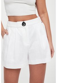 Armani Exchange - Szorty damskie lniane ARMANI EXCHANGE. Materiał: len #2