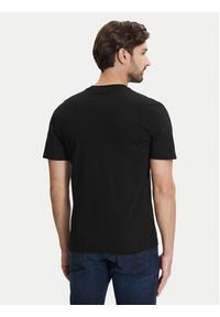 Lacoste T-Shirt TH0888 Czarny Regular Fit. Kolor: czarny. Materiał: bawełna #3