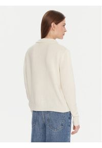 Kontatto Sweter 3M0977C Écru Regular Fit. Materiał: wełna #4