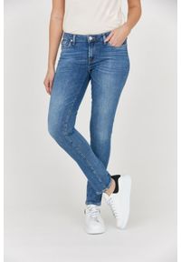 7 FOR ALL MANKIND Niebieskie jeansy PYPER SLIM ILLUSION Stride. Kolor: niebieski #3