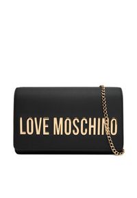 Love Moschino - LOVE MOSCHINO Torebka JC4103PP1OKD0000 Czarny. Kolor: czarny. Materiał: skórzane #4