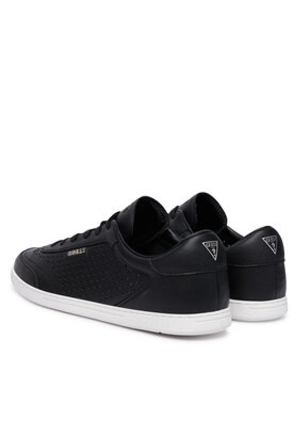 Guess Sneakersy FMJNIX LEA12 Czarny. Kolor: czarny. Materiał: syntetyk, skóra