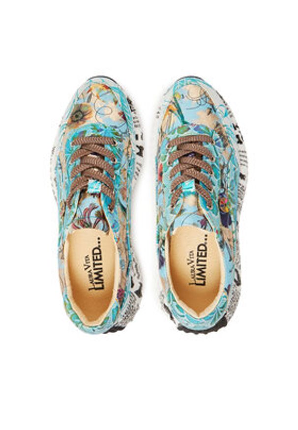 Laura Vita Sneakersy Burton 31 Kolorowy. Materiał: skóra. Wzór: kolorowy