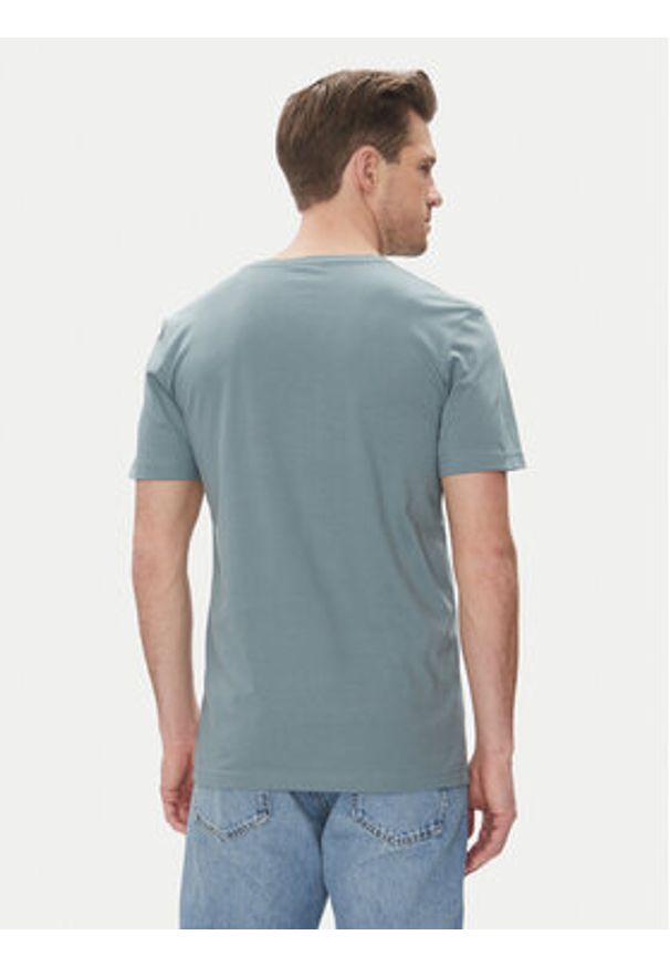 Calvin Klein Jeans T-Shirt Brush Stroke J30J327522 Zielony Regular Fit. Kolor: zielony. Materiał: bawełna