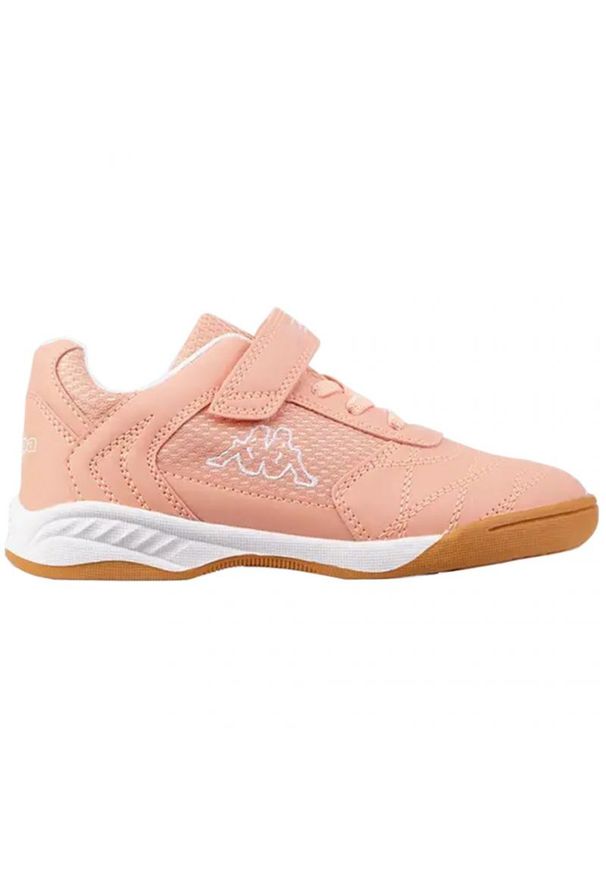 Buty Kappa Damba K Jr 260765K 7410 pomarańczowe. Okazja: na co dzień. Zapięcie: rzepy. Kolor: pomarańczowy. Materiał: guma. Szerokość cholewki: normalna