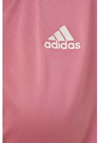 Adidas - adidas dres damski kolor różowy. Kolor: różowy. Materiał: dresówka #6
