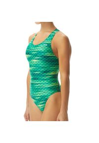 TYR - Strój Kąpielowy Tyr Castaway Maxfit – Zielony – Rozmiar 26. Kolor: zielony. Wzór: kolorowy
