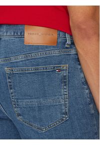 TOMMY HILFIGER - Tommy Hilfiger Szorty jeansowe Brooklyn MW0MW39194 Niebieski Slim Fit. Kolor: niebieski. Materiał: bawełna