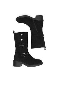 Jenny Fairy Kozaki WFA2881-1 Czarny. Kolor: czarny. Materiał: materiał #3