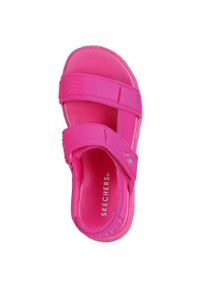 skechers - Sandały dla dzieci Skechers Uno Lite Sandal sunn. Kolor: różowy. Materiał: syntetyk, materiał. Styl: sportowy #2