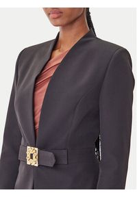 Rinascimento Marynarka CFC0126208003 Czarny Slim Fit. Kolor: czarny. Materiał: syntetyk