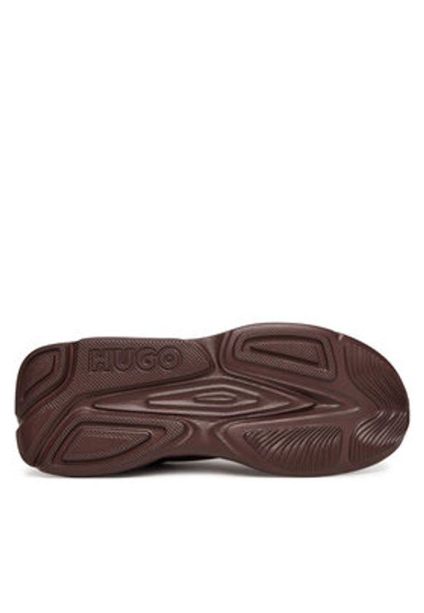 Hugo - HUGO Sneakersy Leon 50536660 Brązowy. Kolor: brązowy. Materiał: skóra