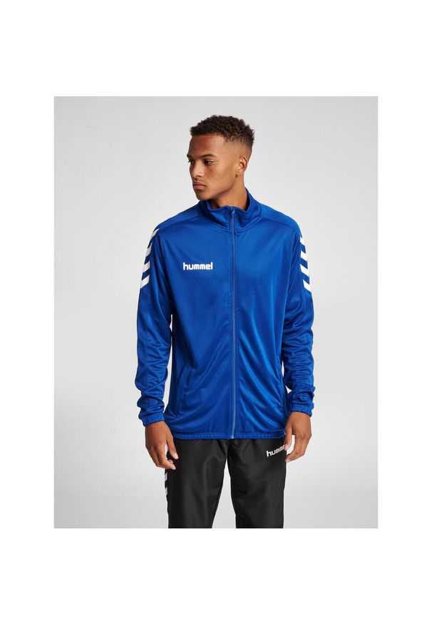 Bluza sportowa dla dorosłych Hummel Core Poly Jacket. Kolor: niebieski