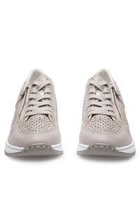 Rieker Sneakersy N4327-80 Srebrny. Kolor: srebrny. Materiał: syntetyk #8