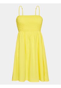 Gina Tricot Sukienka letnia 19918 Żółty Regular Fit. Kolor: żółty. Materiał: bawełna. Sezon: lato #1