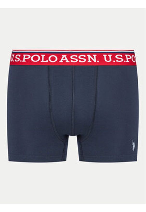 U.S. Polo Assn. Komplet 3 par bokserek MUP4078 Granatowy. Kolor: niebieski. Materiał: bawełna