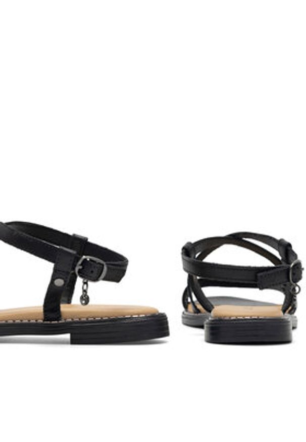 Lasocki Sandały KATE RST-KATE-01 Czarny. Kolor: czarny. Materiał: skóra