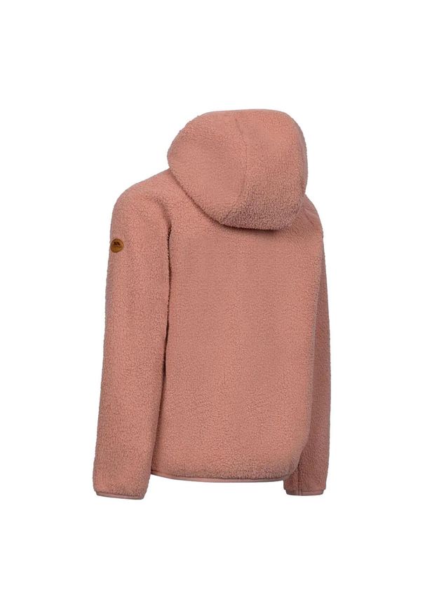 TRESPASS - Bluza Polarowa Dziecięca Minally. Kolor: różowy. Materiał: polar. Sezon: zima. Sport: turystyka piesza