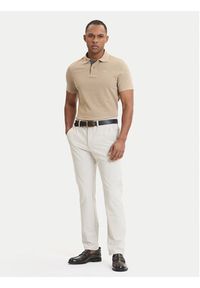 Barbour Polo Tartan MML0012ST39 Beżowy Tailored Fit. Typ kołnierza: polo. Kolor: beżowy. Materiał: bawełna #4