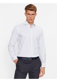 JOOP! Koszula 30038886 Biały Slim Fit. Kolor: biały. Materiał: bawełna #1