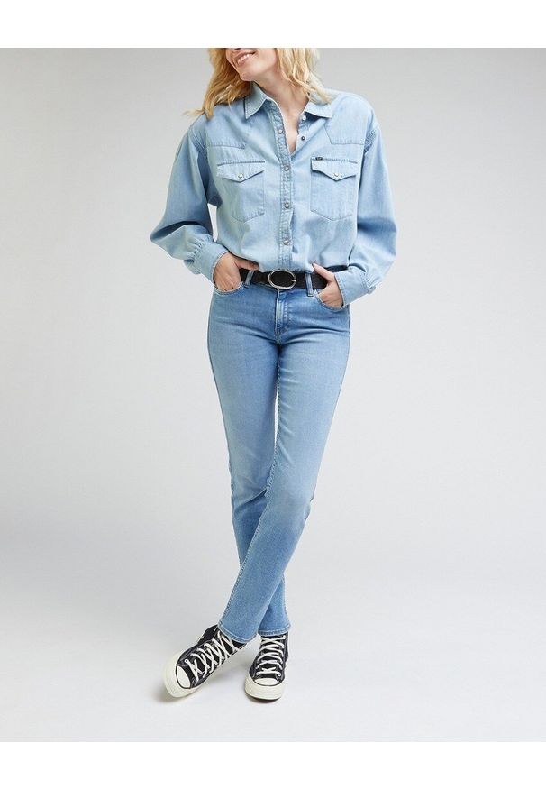 Lee - LEE ELLY DAMSKIE SPODNIE JEANSOWE RUSHING IN LIGHT L305GUB43 112330547