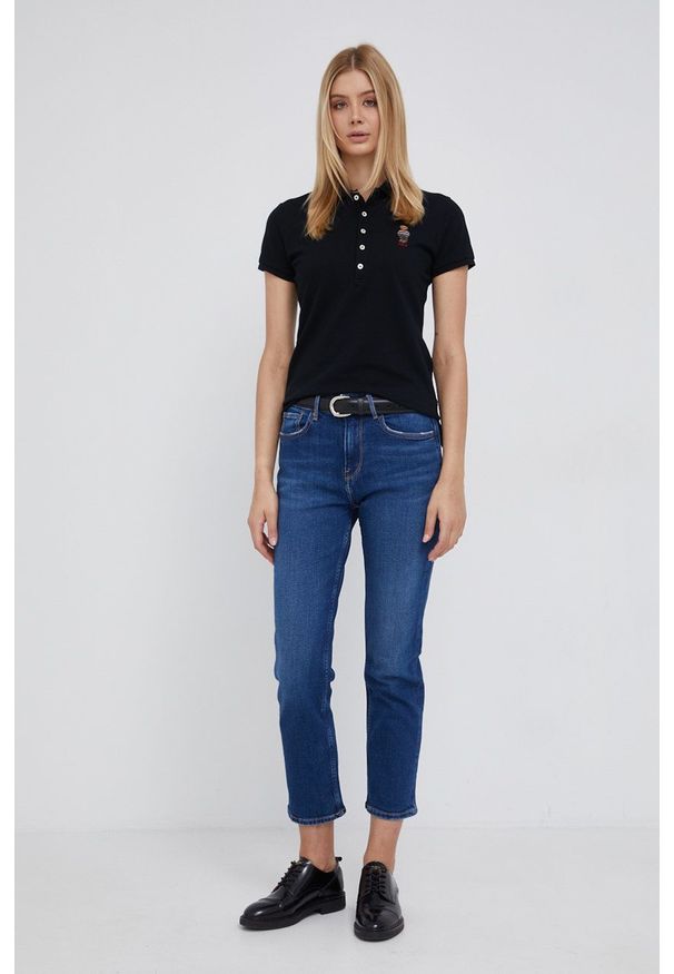 Pepe Jeans - Jeansy Mary. Kolor: niebieski