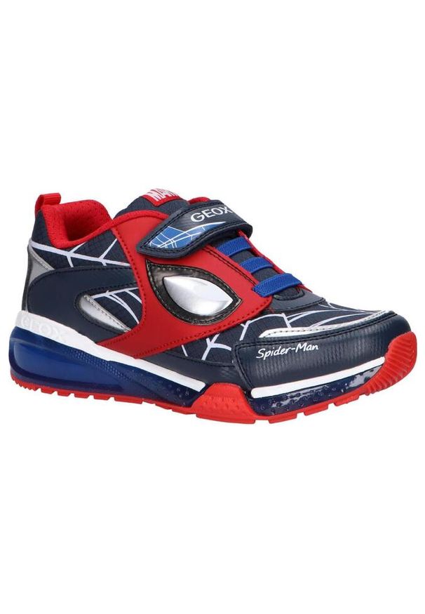 Geox - Buty GEOX J BAYONYC B. Niebieski. Kolor: niebieski. Materiał: syntetyk, tkanina. Sport: turystyka piesza