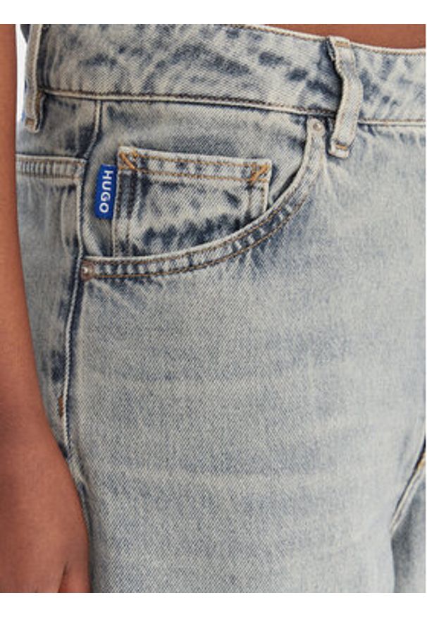 Hugo - HUGO Jeansy Leni_B 50557383 Niebieski Regular Fit. Kolor: niebieski