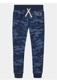 GAP - Gap Spodnie dresowe 550068-00 Niebieski Regular Fit. Kolor: niebieski. Materiał: bawełna