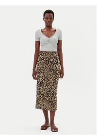 JDY Spódnica ołówkowa Ivy 15347463 Brązowy Slim Fit. Kolor: brązowy. Materiał: syntetyk #3