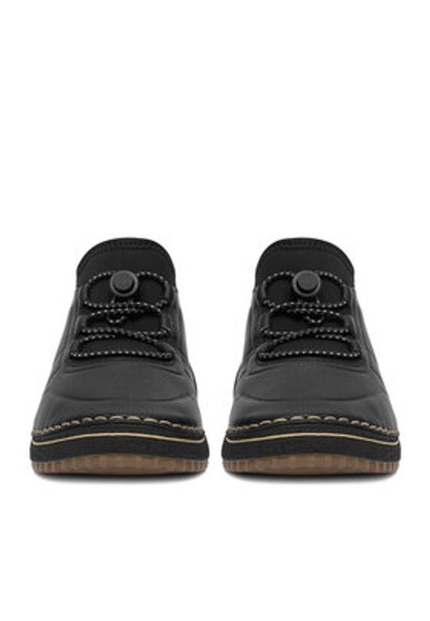 Rieker Półbuty 50960-00 Czarny. Kolor: czarny. Materiał: syntetyk, skóra