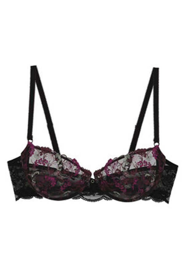 Triumph Biustonosz balkonetka Sensual Spotlight 10219847 Czarny. Kolor: czarny. Materiał: syntetyk