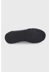 Wojas Buty skórzane kolor czarny. Nosek buta: okrągły. Zapięcie: sznurówki. Kolor: czarny. Materiał: skóra