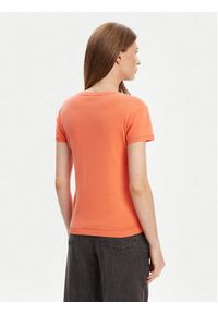United Colors of Benetton - United Colors Of Benetton T-Shirt 1091D1M10 Pomarańczowy Regular Fit. Kolor: pomarańczowy. Materiał: bawełna #4