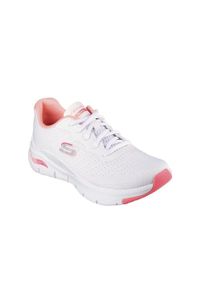 skechers - Buty damskie SKECHERS Arch Fit Infinity Cool. Kolor: biały, wielokolorowy, różowy
