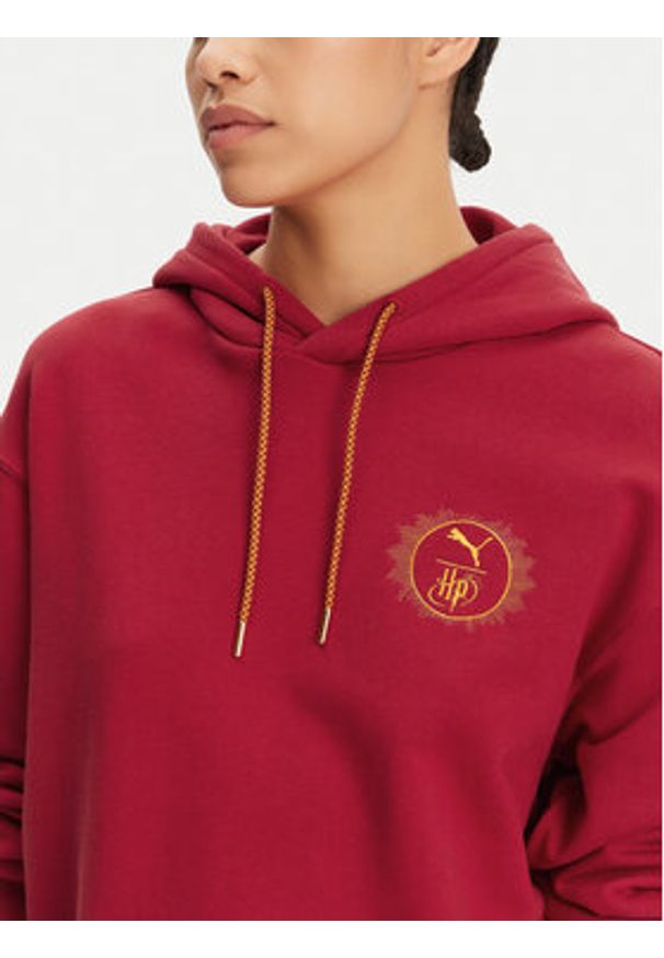 Puma Bluza Unisex Harry Potter 630093 Czerwony Relaxed Fit. Kolor: czerwony. Materiał: bawełna