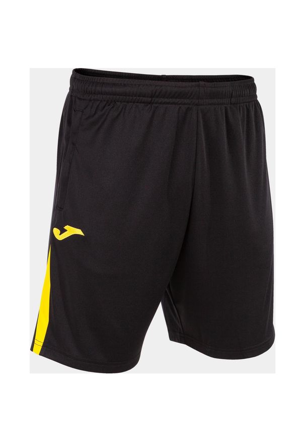 Joma Championship VII szorty czarno-żółte. Kolor: wielokolorowy, żółty, czarny. Sport: piłka nożna