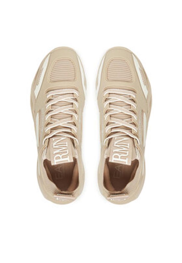 EA7 Emporio Armani Sneakersy 7X000383 AF19525 MZ202 Beżowy. Kolor: beżowy. Materiał: materiał