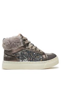 Sneakersy Garvalin. Kolor: srebrny