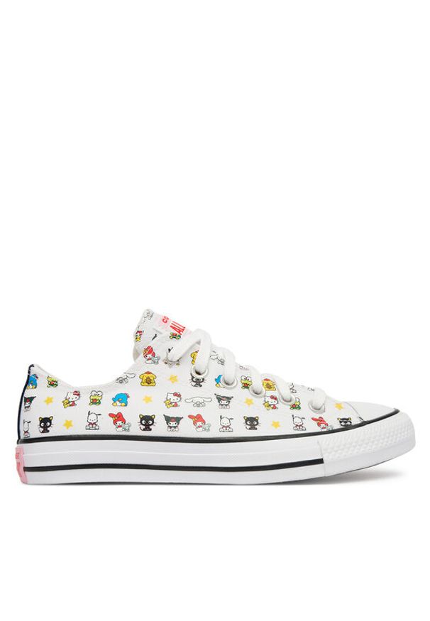 Converse Trampki Chuck Taylor All Star A17700C Biały. Kolor: biały. Materiał: materiał