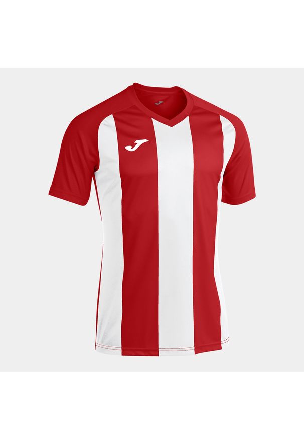 Koszulka do piłki nożnej męska Joma Pisa II. Kolor: wielokolorowy, biały, czerwony. Sport: piłka nożna