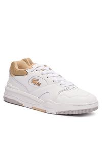 Lacoste Sneakersy Lineshot Contrasted Collar 747SFA0057 Biały. Kolor: biały